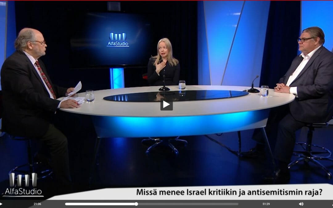 ALFA studion keskustelu antisemitismistä
