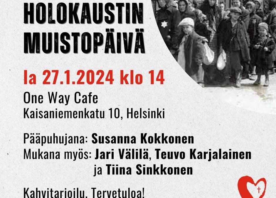 Holokaustin muistopäivän tilaisuuksia